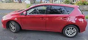 Used 2014 Toyota Auris Icon Plus Red - Interior and Exterior details 6