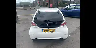 Used 2014 Toyota Aygo Move White - Interior and Exterior details 5