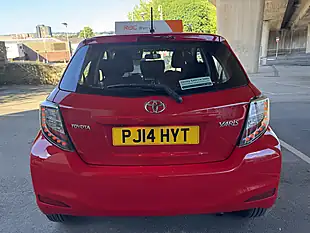 Used 2014 Toyota Yaris Icon Plus Red - Interior and Exterior details 12