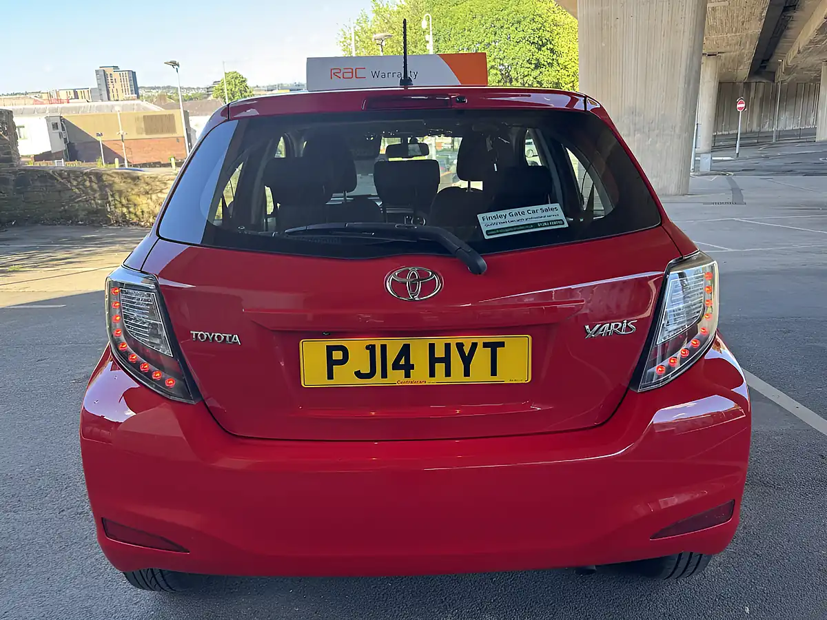 Used 2014 Toyota Yaris Icon Plus Red - Interior and Exterior details 12