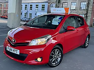Used 2014 Toyota Yaris Icon Plus Red - Interior and Exterior details 8