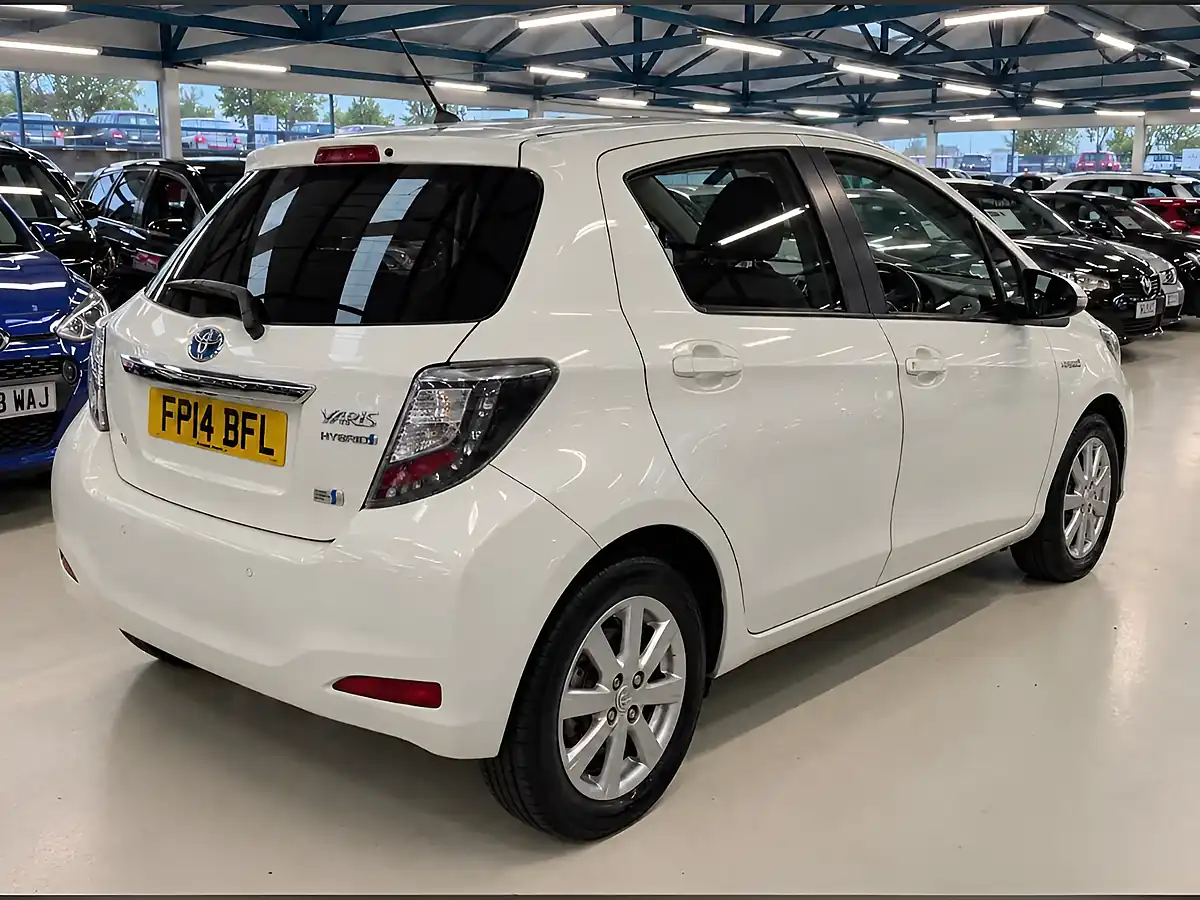 Used 2014 Toyota Yaris Icon Plus White - Interior and Exterior details 9
