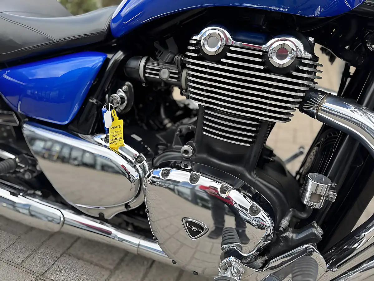 Used 2014 Triumph Thunderbird 1600 Blue - Interior and Exterior details 12