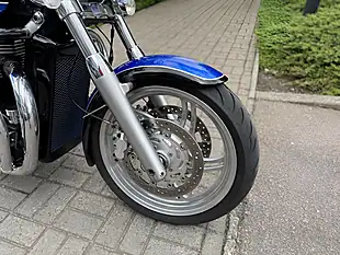 Used 2014 Triumph Thunderbird 1600 Blue - Interior and Exterior details 9