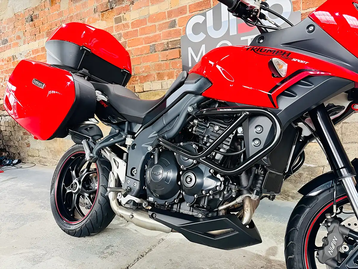 Used 2014 Triumph Tiger 1050 Sport Red - Interior and Exterior details 6
