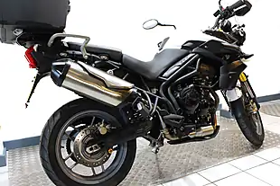Used 2014 Triumph Tiger 800 White - Interior and Exterior details 3