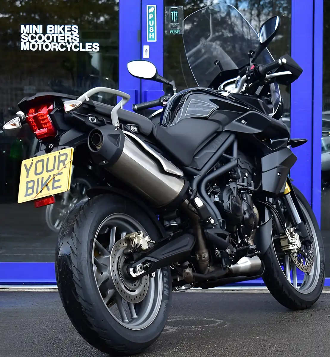 Used 2014 Triumph Tiger 800 Xr Jet Black - Interior and Exterior details 7