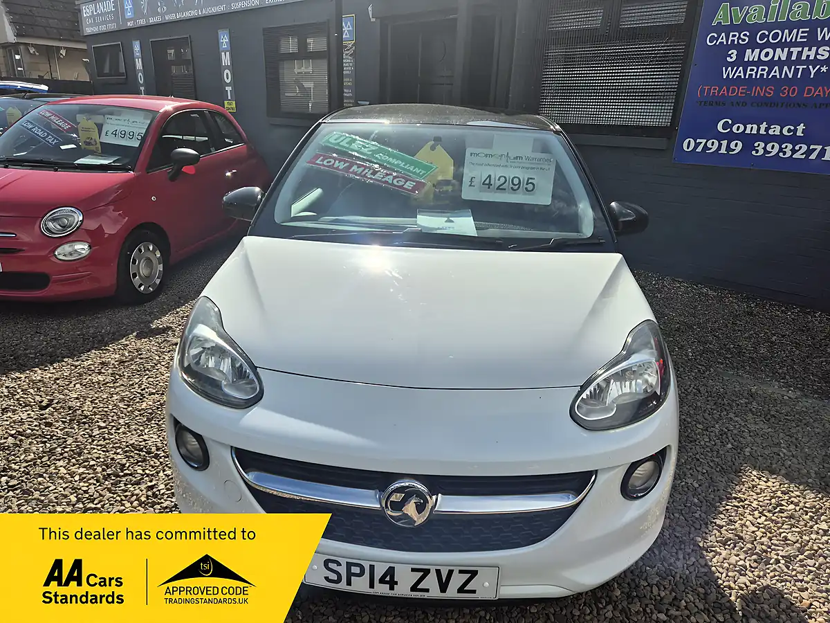 Used 2014 Vauxhall Adam Jam White - Front View
