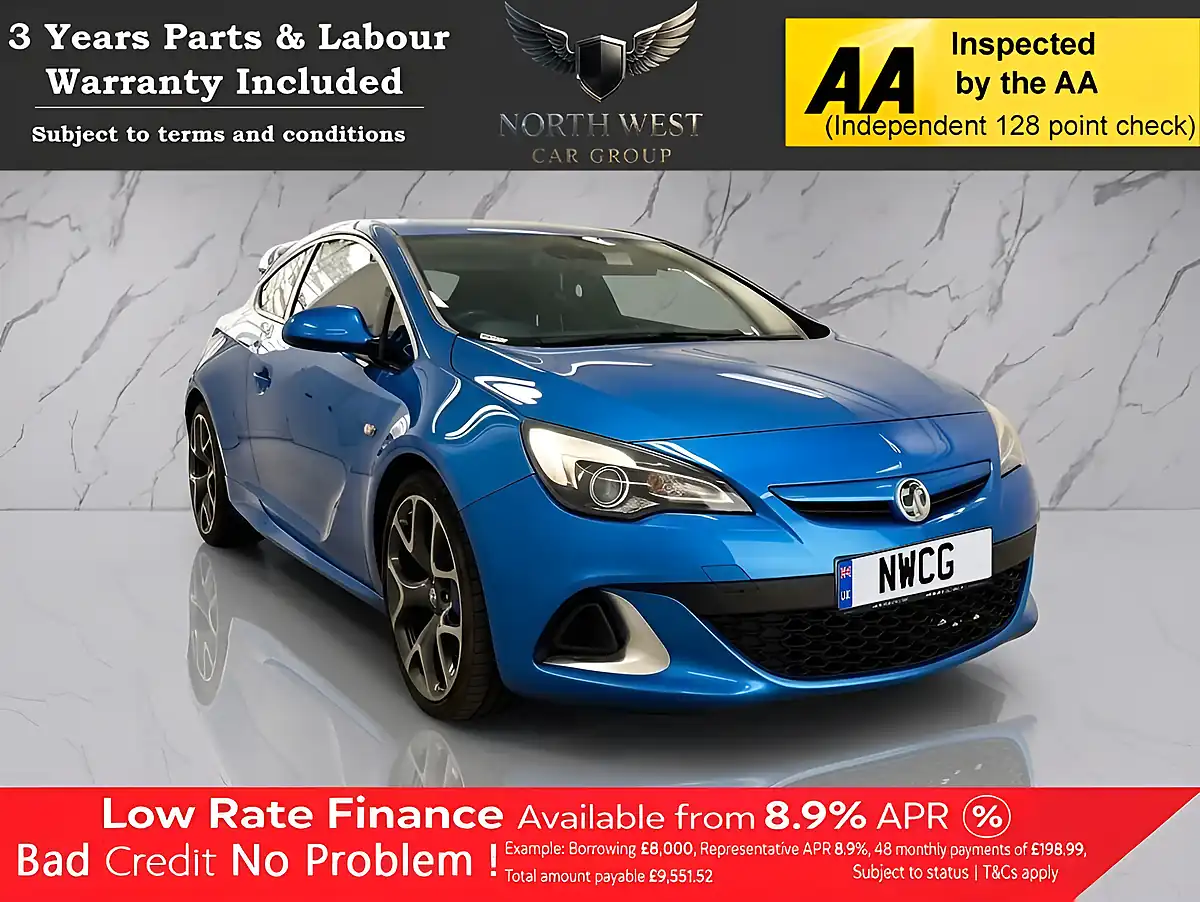 Used 2014 Vauxhall Astra Gtc Vxr Blue - Front View