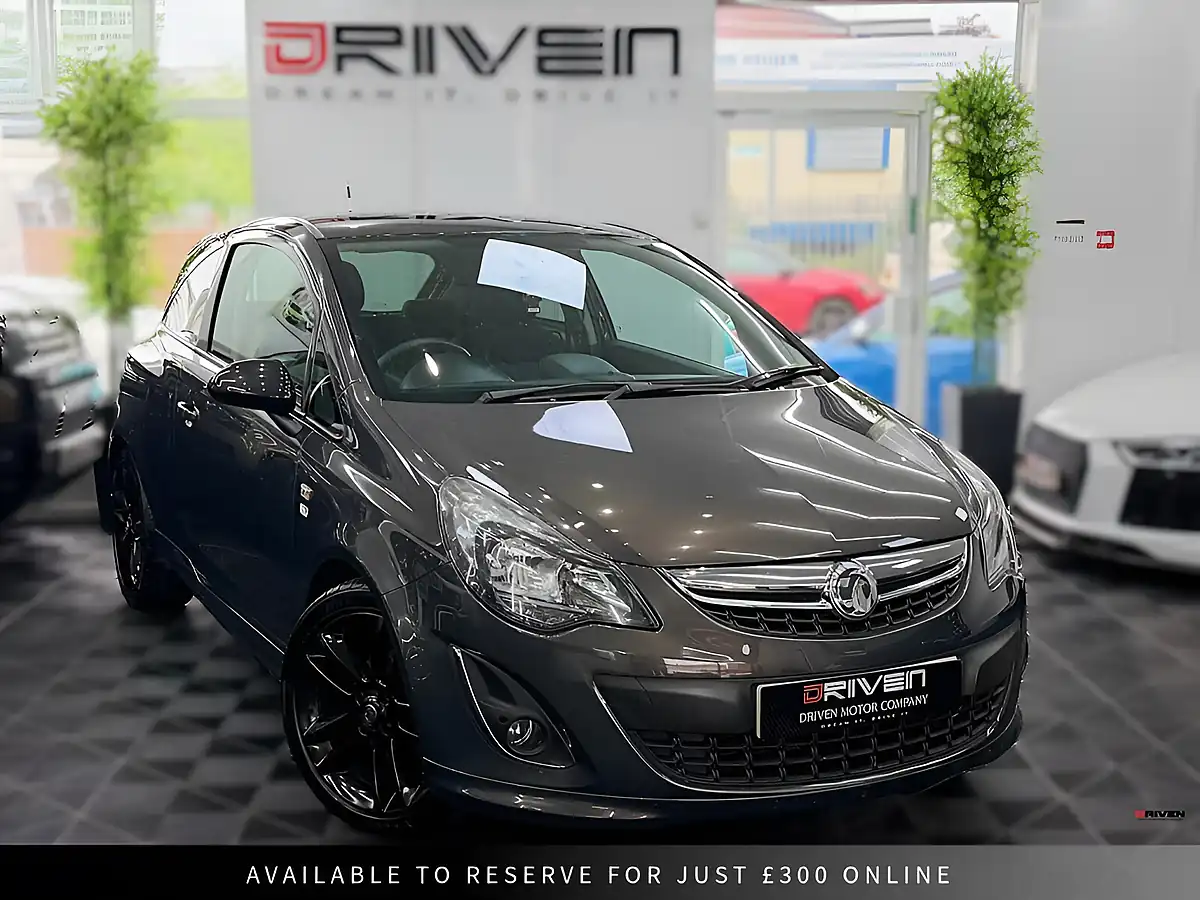 Used 2014 Vauxhall Corsa Limited Edition Grey - Front View