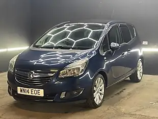 Used 2014 Vauxhall Meriva Se Blue - Interior and Exterior details 3
