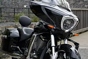 Used 2014 Victory Cross Country Black - Interior and Exterior details 14