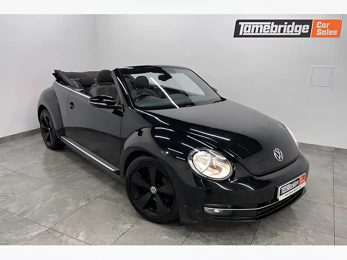 Used 2014 Volkswagen Beetle Sport Cabriolet Black - Front View