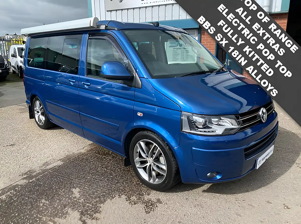 Used 2014 Volkswagen California Factory Camper Blue - Interior and Exterior details 2