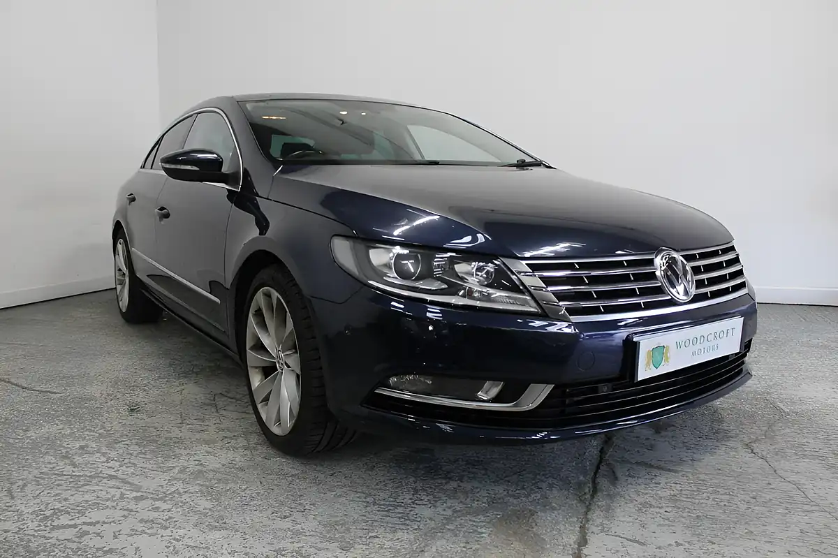 Used 2014 Volkswagen Cc GT Blue - Front View