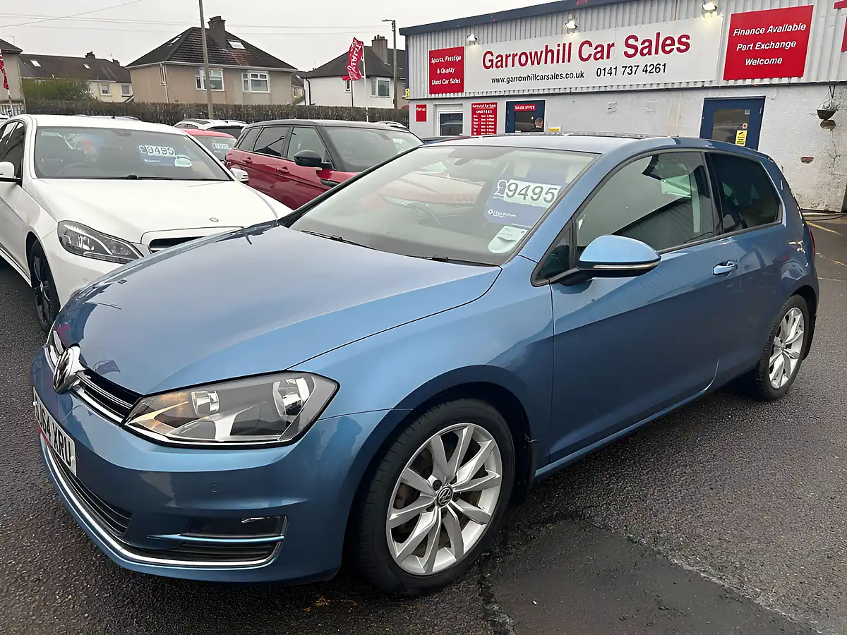 Used 2014 Volkswagen Golf GT Blue - Front View