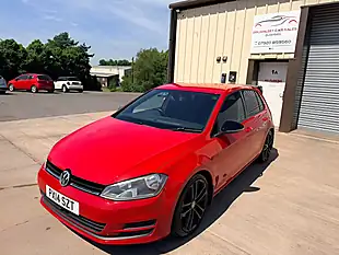 Used 2014 Volkswagen Golf Se Red - Interior and Exterior details 5
