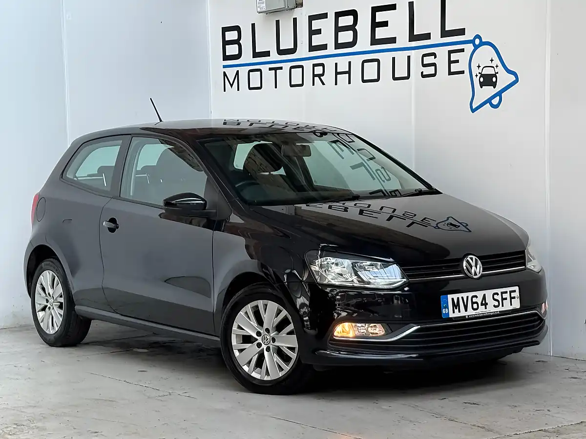 Used 2014 Volkswagen Polo Bluemotion Tech Se Black - Front View