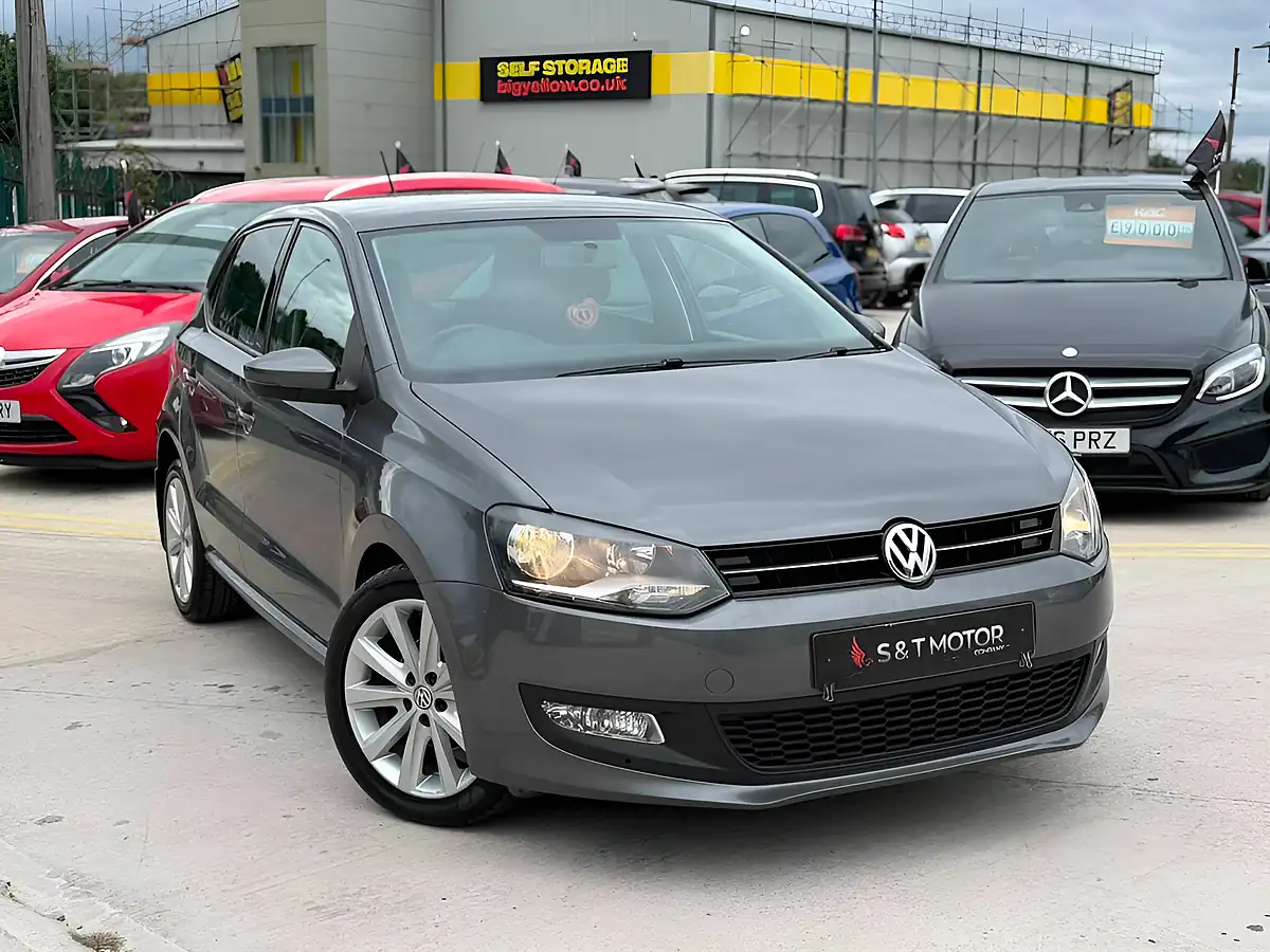 Used 2014 Volkswagen Polo Match Edition Grey - Front View