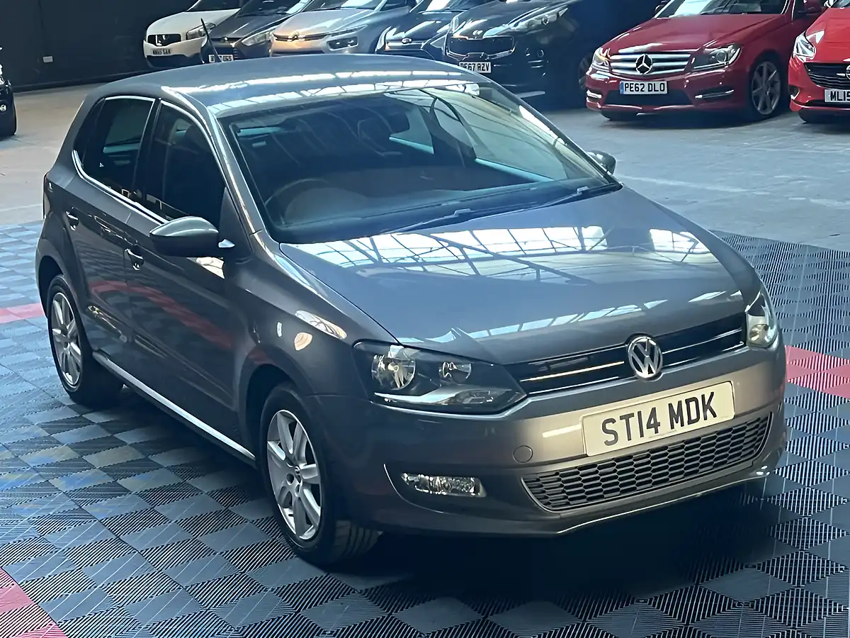 Used 2014 Volkswagen Polo Match Edition Grey - Front View