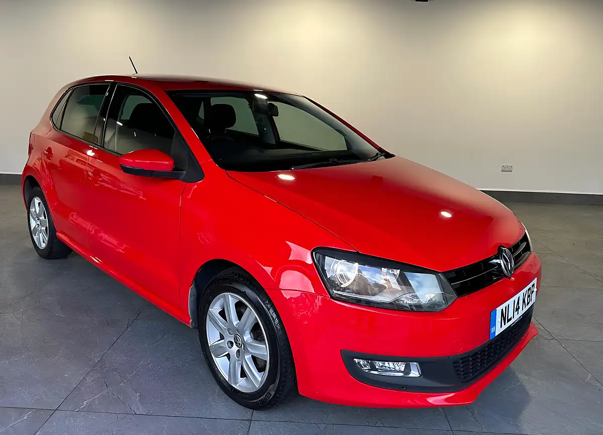 Used 2014 Volkswagen Polo Match Edition Red - Front View