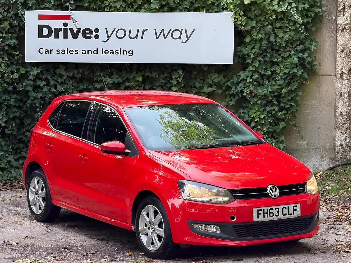 Used 2014 Volkswagen Polo Match Edition Red - Front View