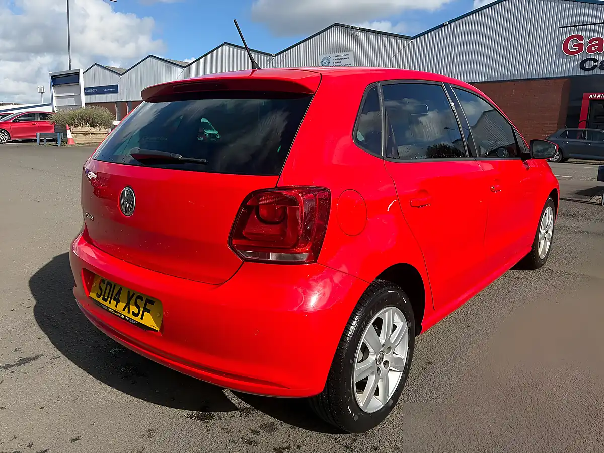 Used 2014 Volkswagen Polo Match Edition Red - Interior and Exterior details 4