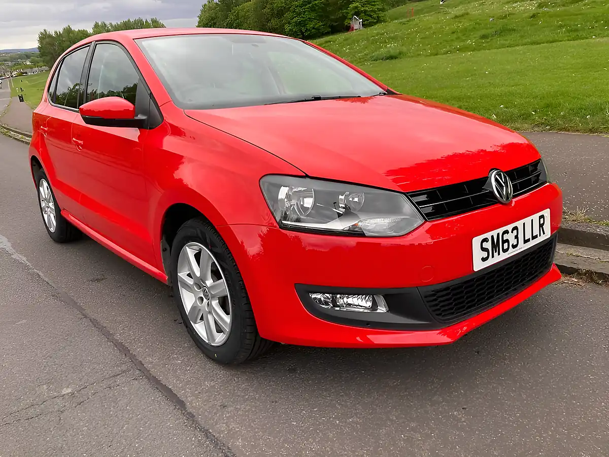 Used 2014 Volkswagen Polo Match Edition Red - Front View