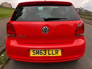 Used 2014 Volkswagen Polo Match Edition Red - Interior and Exterior details 4