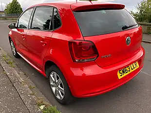 Used 2014 Volkswagen Polo Match Edition Red - Interior and Exterior details 5