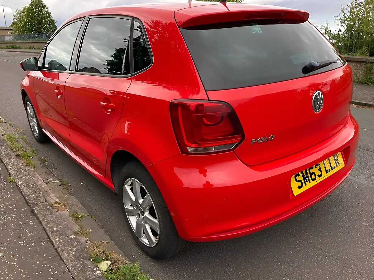 Used 2014 Volkswagen Polo Match Edition Red - Interior and Exterior details 5