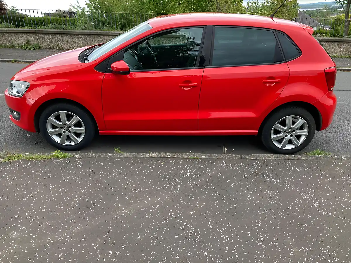 Used 2014 Volkswagen Polo Match Edition Red - Interior and Exterior details 6