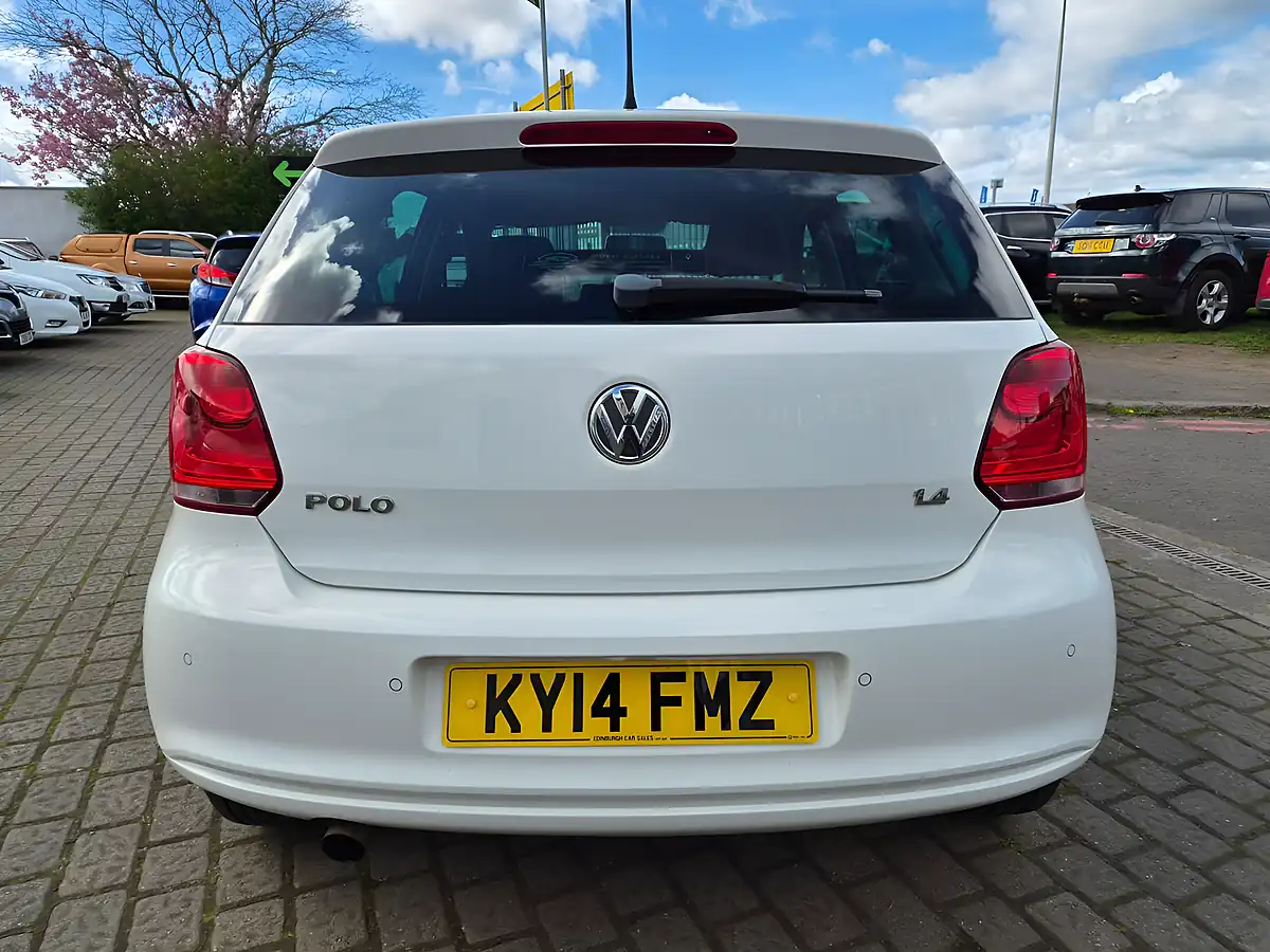 Used 2014 Volkswagen Polo Match Edition White - Interior and Exterior details 5