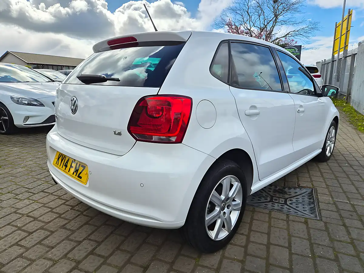 Used 2014 Volkswagen Polo Match Edition White - Interior and Exterior details 6