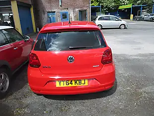 Used 2014 Volkswagen Polo Red - Interior and Exterior details 4