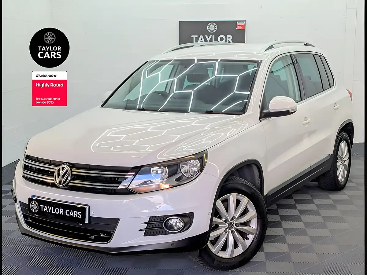 Used 2014 Volkswagen Tiguan Bluemotion Tech Match White - Front View