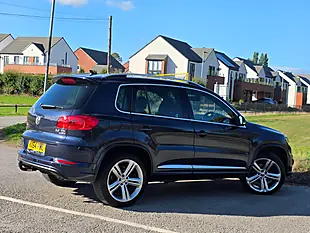 Used 2014 Volkswagen Tiguan R-Line Blue - Interior and Exterior details 7