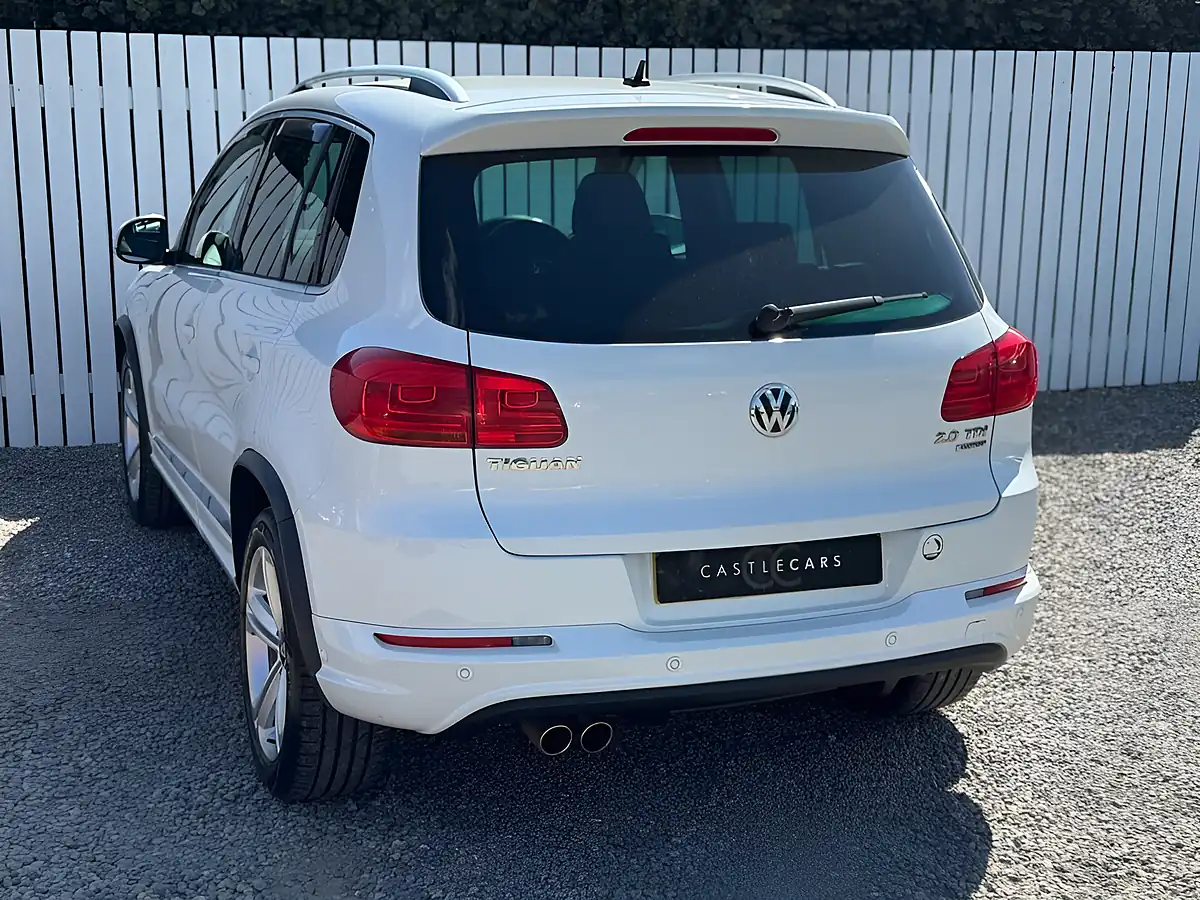 Used 2014 Volkswagen Tiguan R-Line White - Interior and Exterior details 4