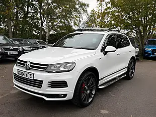 Used 2014 Volkswagen Touareg R-Line White - Interior and Exterior details 2