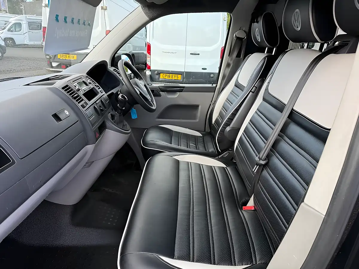 Used 2014 Volkswagen Transporter T30 Campervan Black - Interior and Exterior details 10