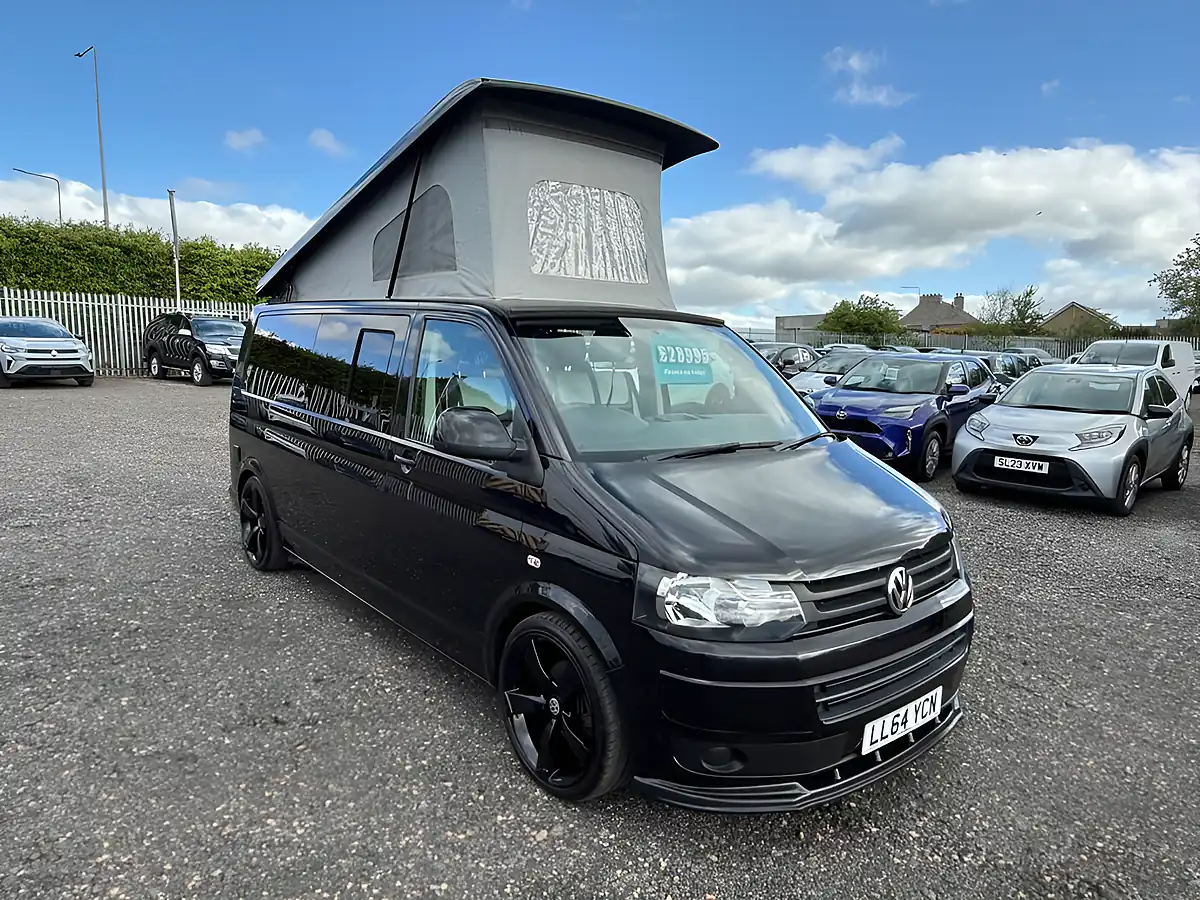 Used 2014 Volkswagen Transporter T30 Campervan Black - Interior and Exterior details 17