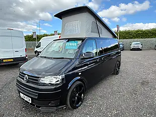 Used 2014 Volkswagen Transporter T30 Campervan Black - Interior and Exterior details 18