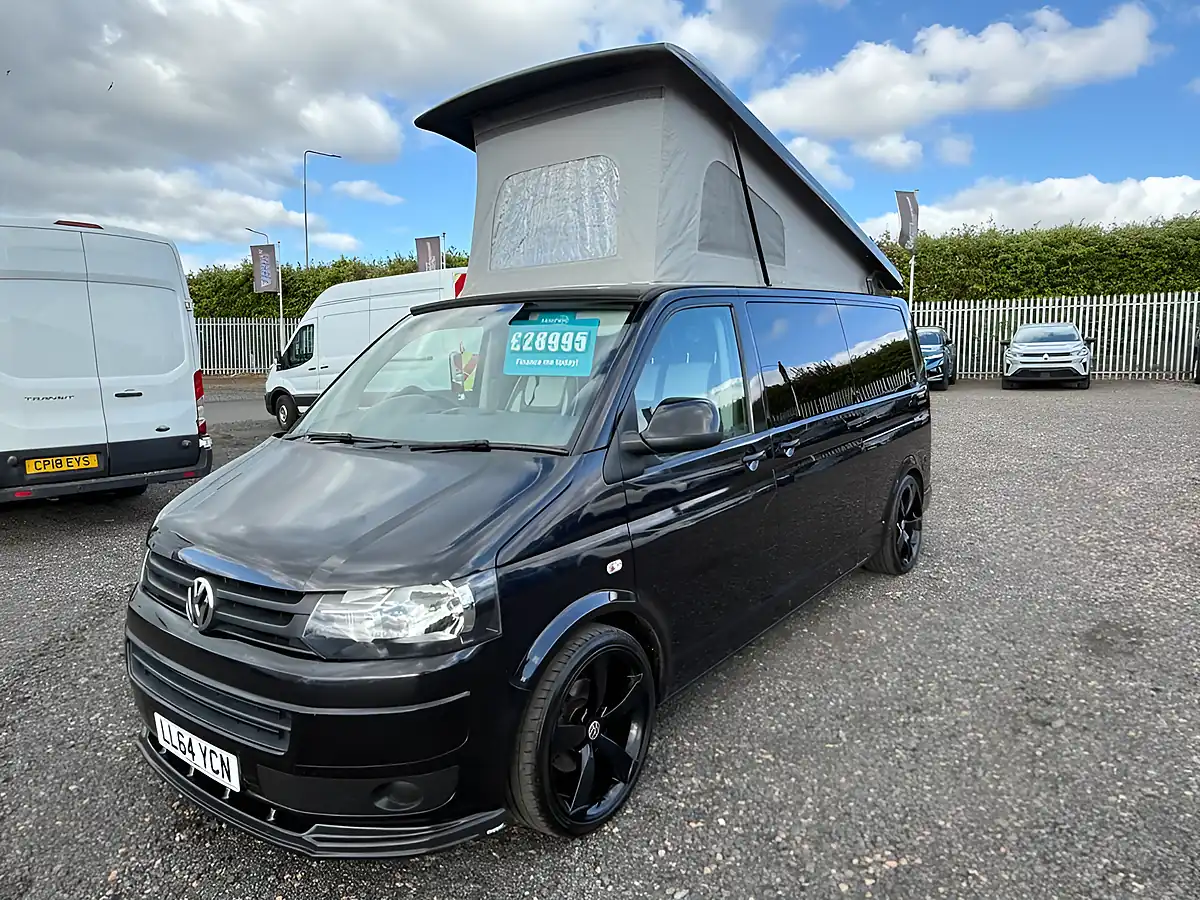 Used 2014 Volkswagen Transporter T30 Campervan Black - Interior and Exterior details 18