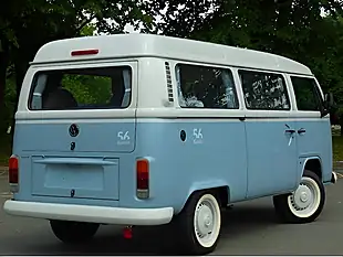 Used 2014 Volkswagen Transporter Type 2 Kombi Last Edition Blue and White - Interior and Exterior details 19