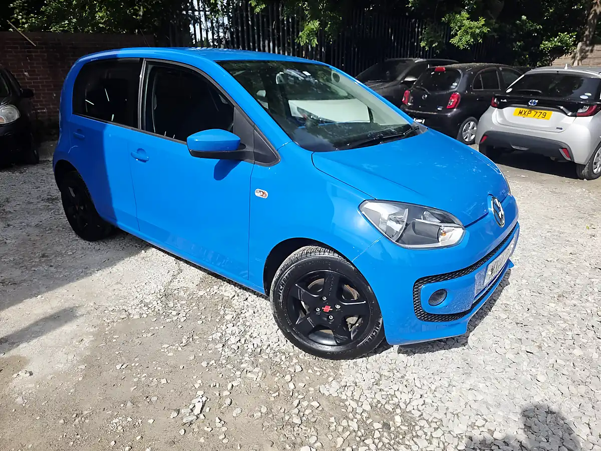 Used 2014 Volkswagen Up 5 Door Blue - Front View