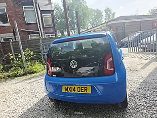 Used 2014 Volkswagen Up 5 Door Blue - Interior and Exterior details 4