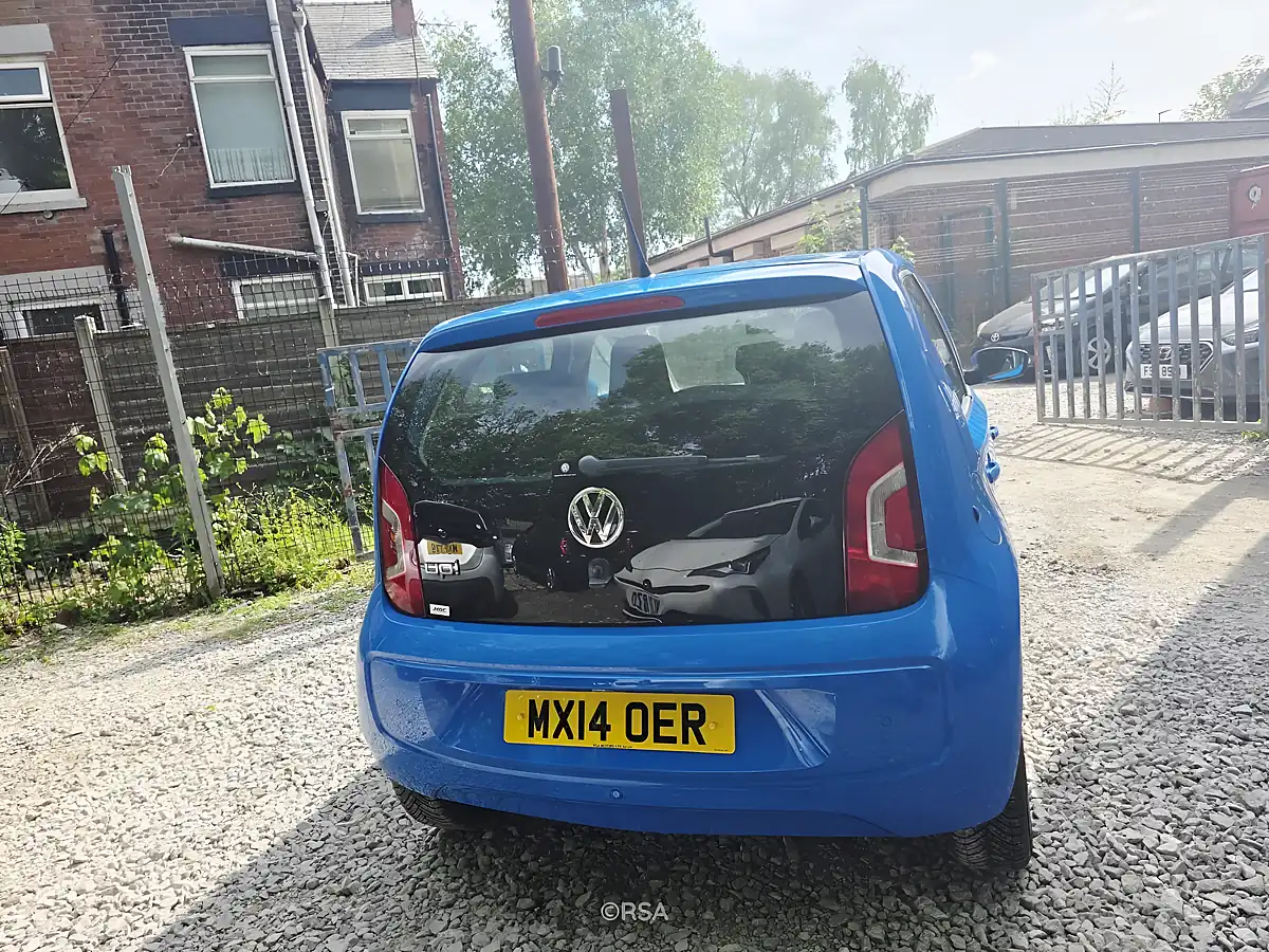 Used 2014 Volkswagen Up 5 Door Blue - Interior and Exterior details 4