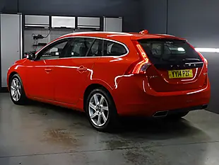 Used 2014 Volvo V60 Se Lux Red - Interior and Exterior details 9