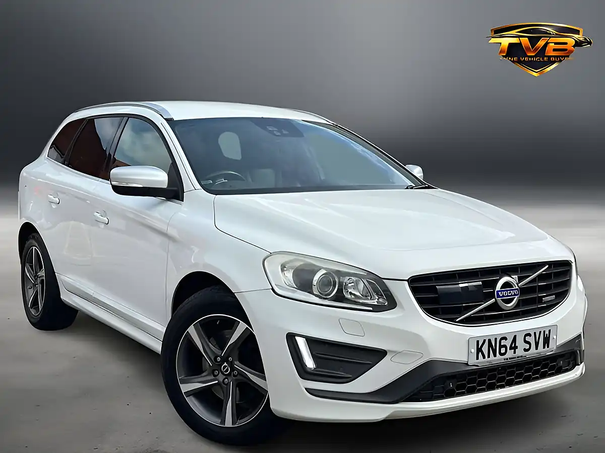 Used 2014 Volvo XC60 R-Design Luxury Nav Ice White - Front View