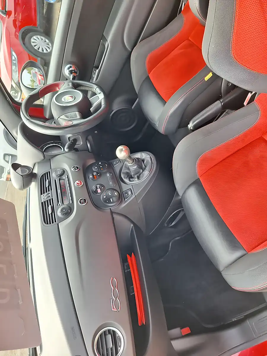 Used 2015 Abarth 595 Competizione Red - Interior and Exterior details 10